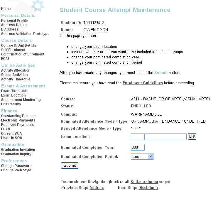 receipt prior to transaction