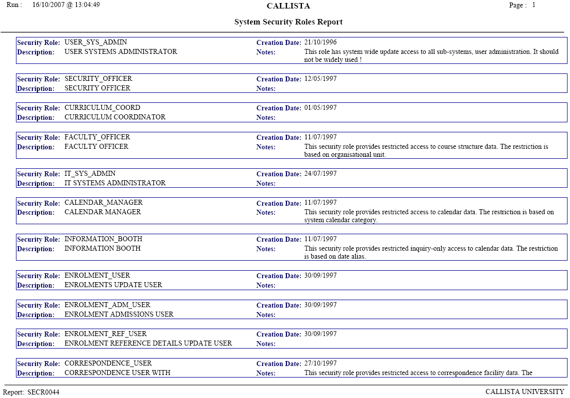 example of a report