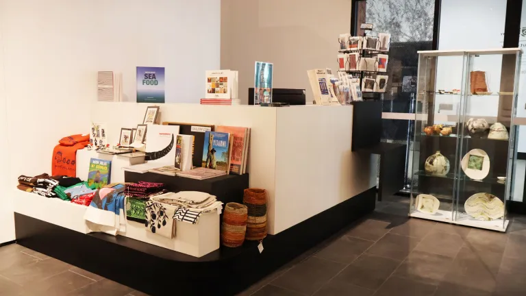 CDU Art Gallery gift shop display