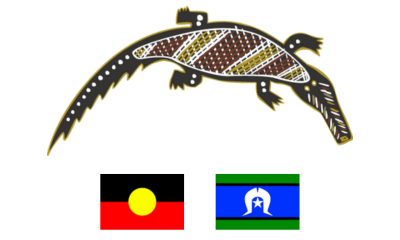 Larrakia Crocodile & Aboriginal and Torres Strait Islander Flags