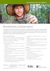 thumbnail of biodiversity conservation flyer
