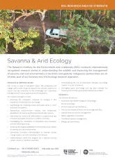 Savanna and arid ecology flyer thumbnail