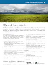 Water and catchments flyer thumbnail