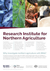 Thumbnail of flyer for Research Institute for Northern Agriculture