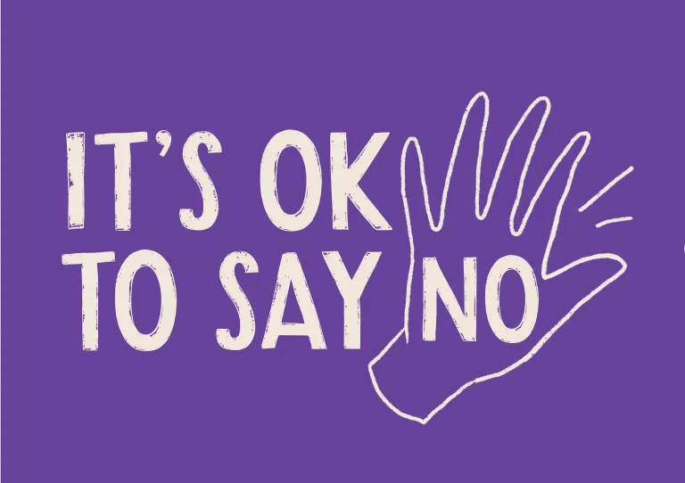 It's ok to say no