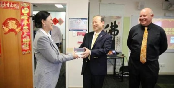 Chinese Ambassador Mr. Xiao Qian's visit CDU CI