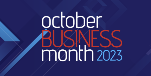 October Business month 2023 promotion banner