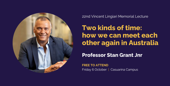 22nd Vincent Lingiari Memorial Lecture flyer