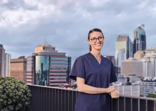 CDU nursing student in Sydney