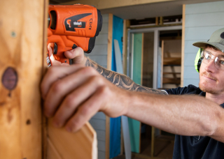 Carpentry student at Alice Springs