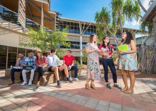 CDU students, Casuarina Campus