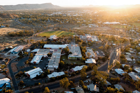 Image of Alice springs by drone