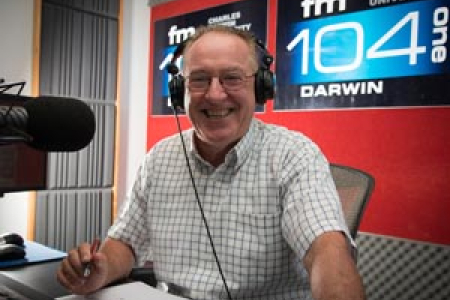 Daryl Manzie is celebrating 12 years as a volunteer presenter with Territory FM