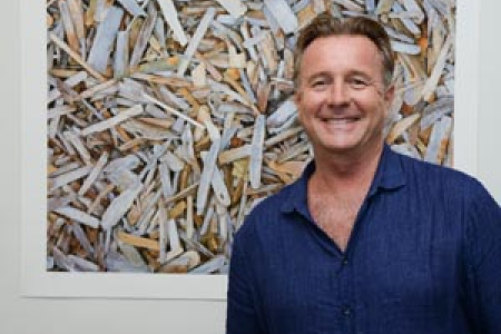 CDU Visual Arts Lecturer and prominent environmental artist John Dahlsen is gifting his work Driftwood #1 to the Emerald Springs Roadhouse to help raise funds for the Leukaemia Foundation