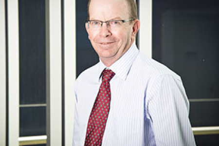 Vice-Chancellor Professor Simon Maddocks (pictured) congratulates Brendon Douglas on his joint appointment at CDU and the Menzies School of Health Research