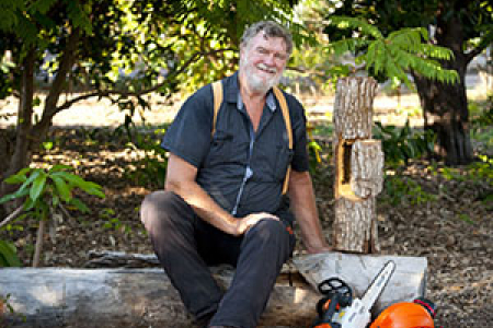 Arboriculture lecturer Phil Kenyon will demonstrate special techniques using a chainsaw to create habitat holes from wood