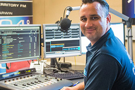 104.1 Territory FM station manager Matt Bern