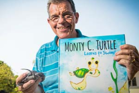 Sea turtle expert Dr Mick Guinea