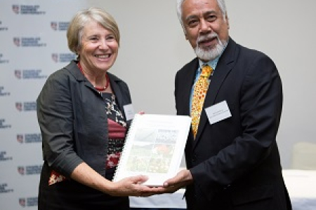 Former Timor-Leste Prime Minister Xanana Gusmão was guest of honour at an alumni event hosted by CDU Deputy Vice-Chancellor Professor Sharon Bell