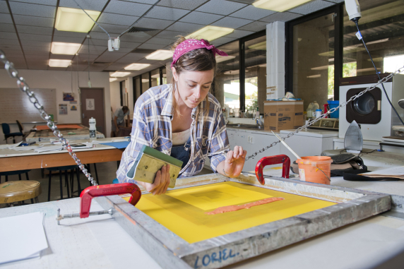 Screen Printing course at CDU