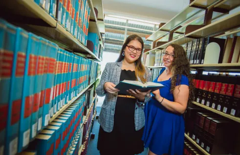 International students Adele and Zarah