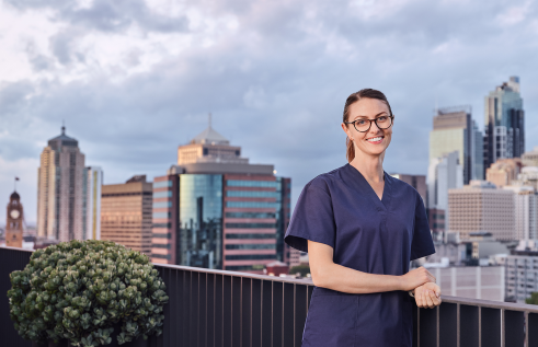 CDU nursing student in Sydney