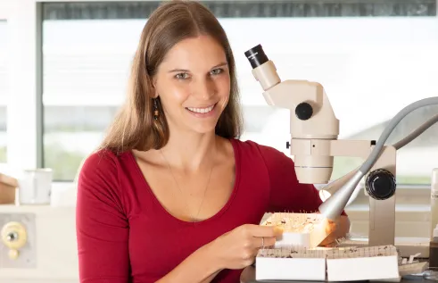 Stephanie Oberbrieler smiling