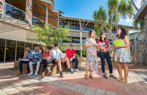 CDU students, Casuarina Campus