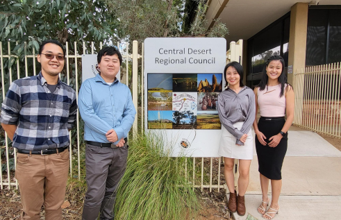 A group of international students went on a tour to Alice Springs in May to discover employment opportunities in Central Australia. 