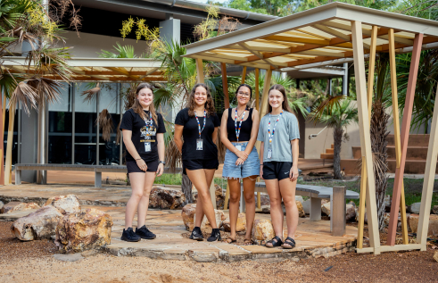 School students from around the Territory are engaging with CDU facilities and colleges during the Aspire Dry Season Camp to experience university life. 