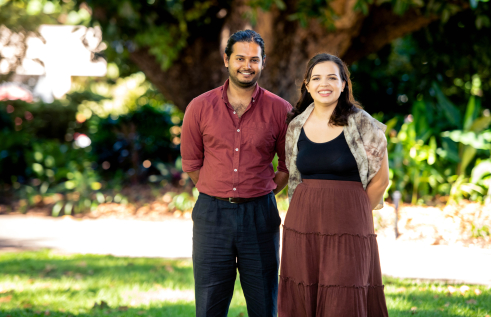 David Ninan and Emily Tyaemaen Ford will travel overseas to study after each being awarded a prestigious New Colombo Plan Scholarship. 