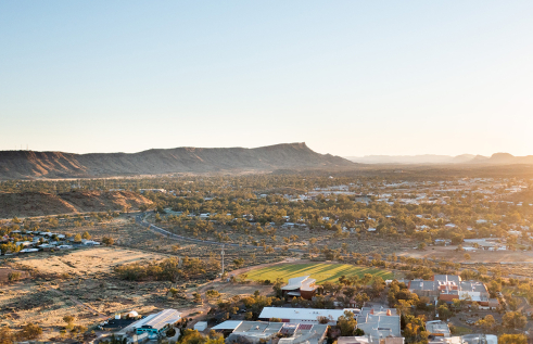 Alice Springs (aerial view)
