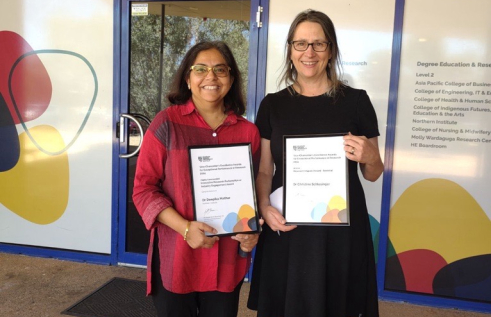 Dr Deepika Mathur and Dr Christine Schlesinger