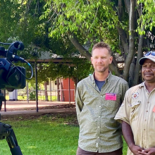 Rohan Fisher and Willie Rioli interviewed at the Savanna Fire Forum held at CDU.