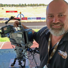 Multimedia Lecturer and horse racing videographer Mikey Boyce adapts to COVID-19 protocols.