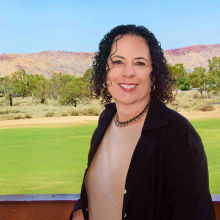 Professor of Primary Health Care Sue Kruske in Alice Springs