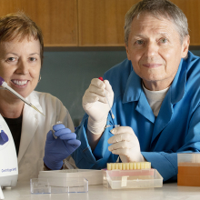 Professor Karen Gibb and Professor Keith Christian