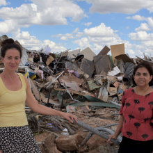 CDU researchers tackle remote waste management in remote communities. 