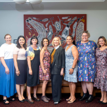 Women in the Northern Territory are being encouraged to apply for Charles Darwin University’s (CDU) Pathways to Politics Program for Women. The program will run in Darwin from September 11-15, 2023. Pictured: Last year’s graduates with Patron of the NT program The Hon Vicki O'Halloran AO, former Administrator of the Northern Territory.