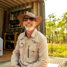 Matthew Norwood at the TERN Savanna SuperSite