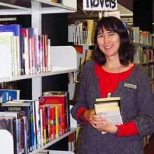 Alex Williams at CDU campus library in Alice Springs … “unique fly-on-the-wall opportunity”. 