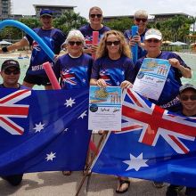 Team Darwin: top (from left): Heidi Willard, Lyn Packham, Margaret Palfrey; middle (from left) Sheryl Murray, Carolyn Schulz, Nikki Higgins; bottom (from left) Mark Edwards, Colin Leung