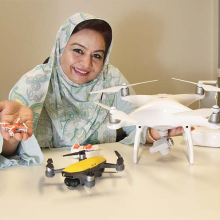 Pi in the sky: Dr Farha Sattar is using drones in her Experiential Learning and STEM Education project.