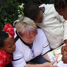 Charles Darwin University postgraduate student Judith Taylor researches caregiver attachment at a children’s home in South Africa