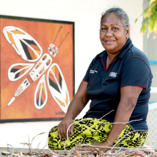 Yolngu Studies lecturer Brenda Muthamuluwuy says it is important to have an understanding of language and culture when visiting Indigenous communities
